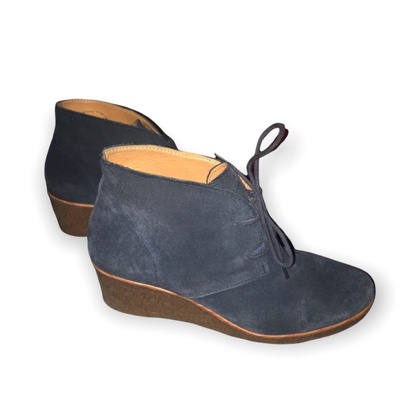 Suede Wedge Booties | Poshmark